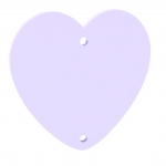 60mm+Acrylic+Heart+Hanging+Plaque+with+Centre+Hanging+Holes+