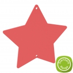 150mm+Star+Hanging+Plaque+with+Centre+Hanging+Holes+