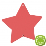 125mm+Star+Hanging+Plaque+with+Centre+Hanging+Holes+