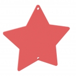 125mm+Star+Hanging+Plaque+with+Centre+Hanging+Holes+