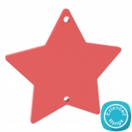 80mm+Star+Hanging+Plaque+With+Centre+Hanging+Holes+