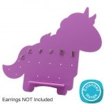 Freestanding+Earring+Holder+-+Unicorn+-+Acrylic
