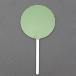 Printed+Blank+-+Sage+Green+-+Cake+Topper+-+100mm+Disc+Paddle