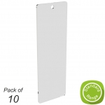 Blank+Thin+Bookmark+-+150mm+-+Clear+-+Pack+of+10